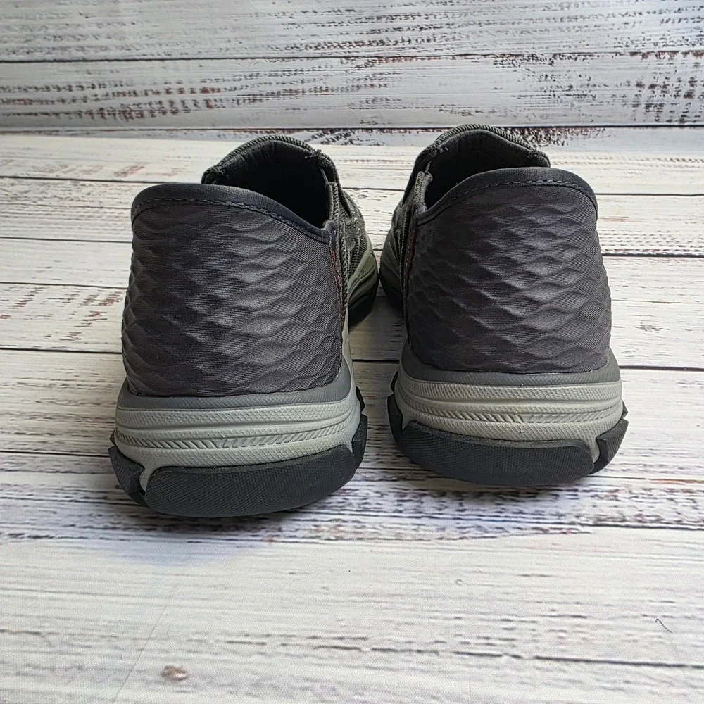 Skechers Slip-ins Relaxed Fit Respected Holmgren Mens 8 Charcoal Grey 204809